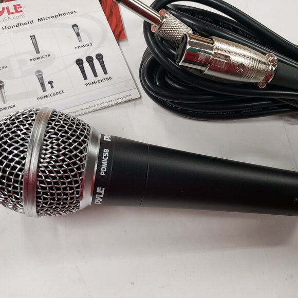 Pyle Handheld Microphone PDMIC58 - Dynamic Moving Coil Cardioid Unidirectional - Picture 3 of 8